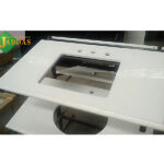 White Crystallized Glass Vanitytop