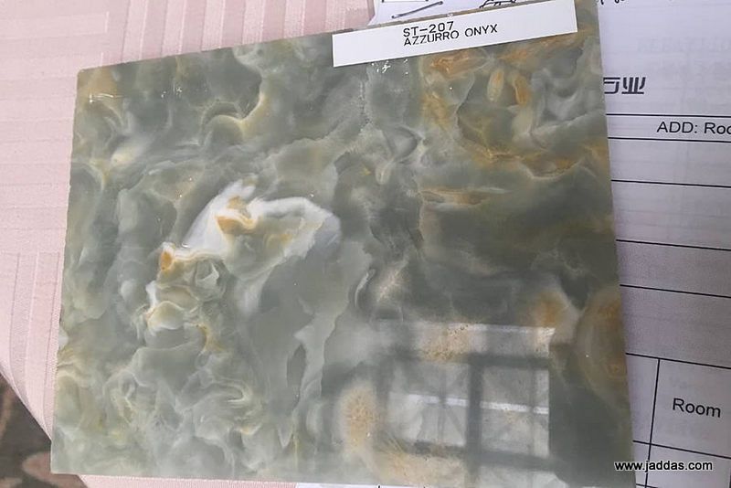 Azzurro onyx - Jaddas Stone Azzurro onyx