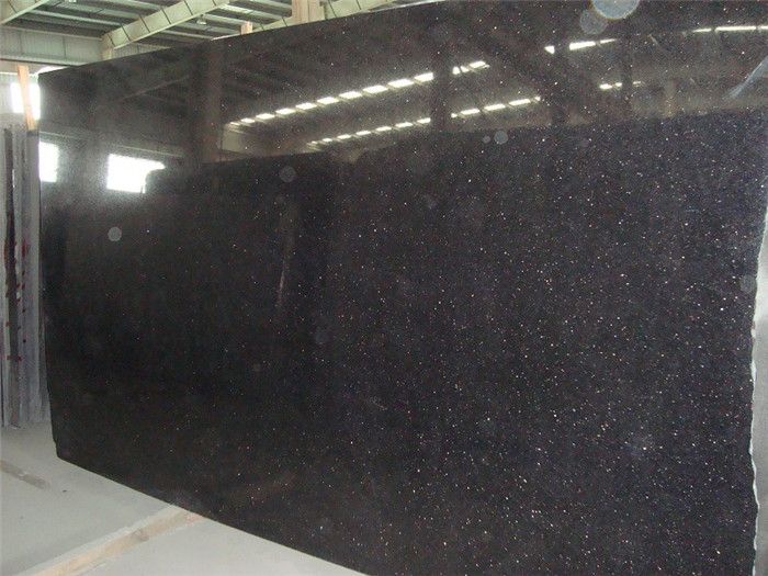 Black Galaxy Granite Slab - Jaddas Stone Black Galaxy Granite Slab