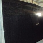 Black Galaxy Granite Slab, High Quality Black Granite Slab