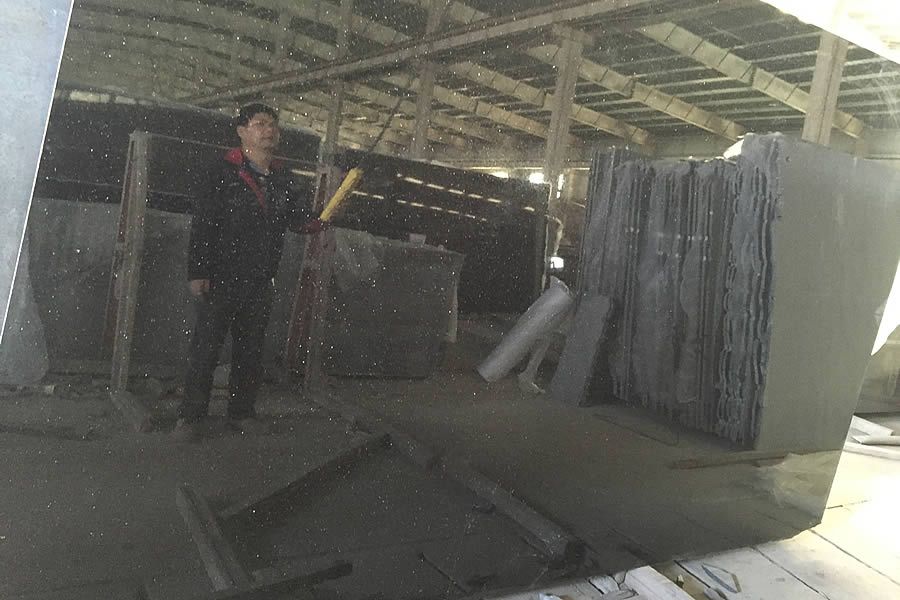 Black Galaxy Granite - Jaddas Stone Black Galaxy Granite