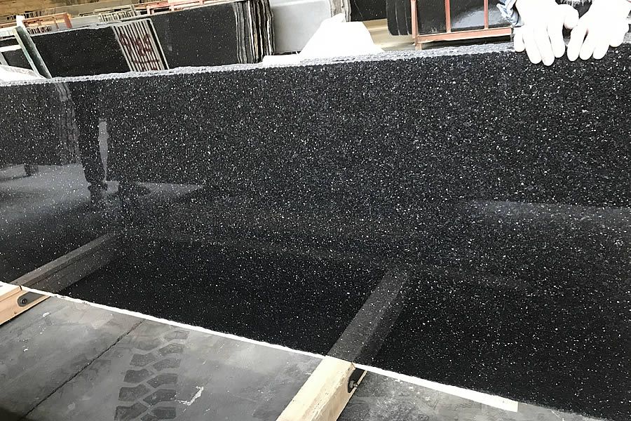Black Galaxy Granite - Jaddas Stone Black Galaxy Granite