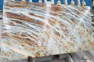 Blue jeans marble slab with competitive price