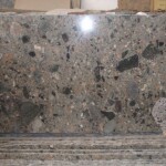 Brown Pebble Granite, High Quality Brown Granite Slab