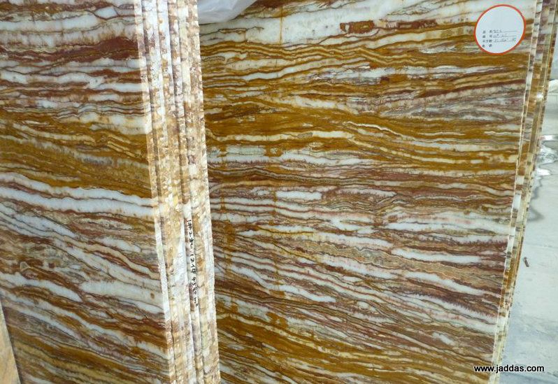 China gold onyx slab and tiles for countertops