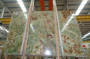 China green onyx marble slab - Jaddas Stone