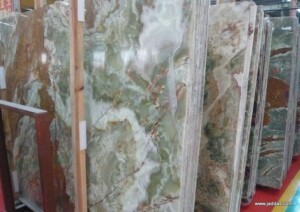 China natural green onyx marble slab - Jaddas Stone