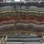 Colorful onxy slab