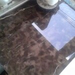 Dark Emperador marble slab with competitive price