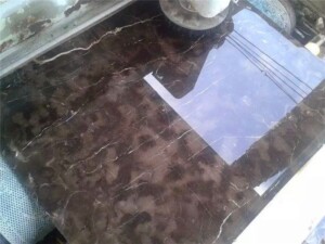 Dark Emperador marble slab with competitive price