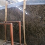 Dark Emperador marble slab with competitive price