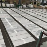 Elegant white marble slab with competitive price