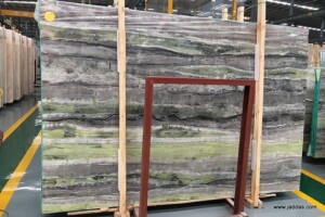 Green bamboo marble slab - Jaddas Stone
