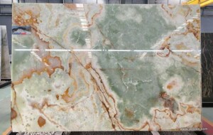 Green onyx marble slab - Jaddas Stone