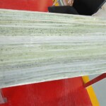 Green wood marble slab with competitive price