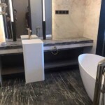 Grey black marble marble slab with competitive price