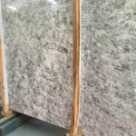 Grey fox onyx slab and tiles for countertops