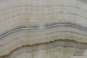 Grey wood onyx marble slab - Jaddas Stone