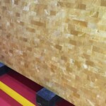 Honey onyx slab and tiles for countertops