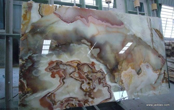 Multicolor onyx - Jaddas Stone Multicolor onyx