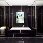Nero dorato marble slab with competitive price
