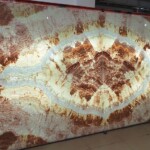 Onyx glass composite slab and tiles for countertops