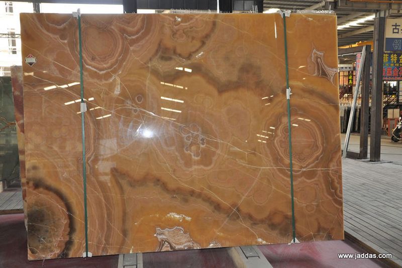 Orange nuvolato onyx - Jaddas Stone Orange nuvolato onyx