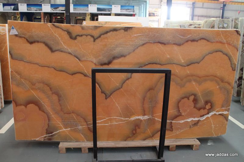 Orange nuvolato onyx - Jaddas Stone Orange nuvolato onyx