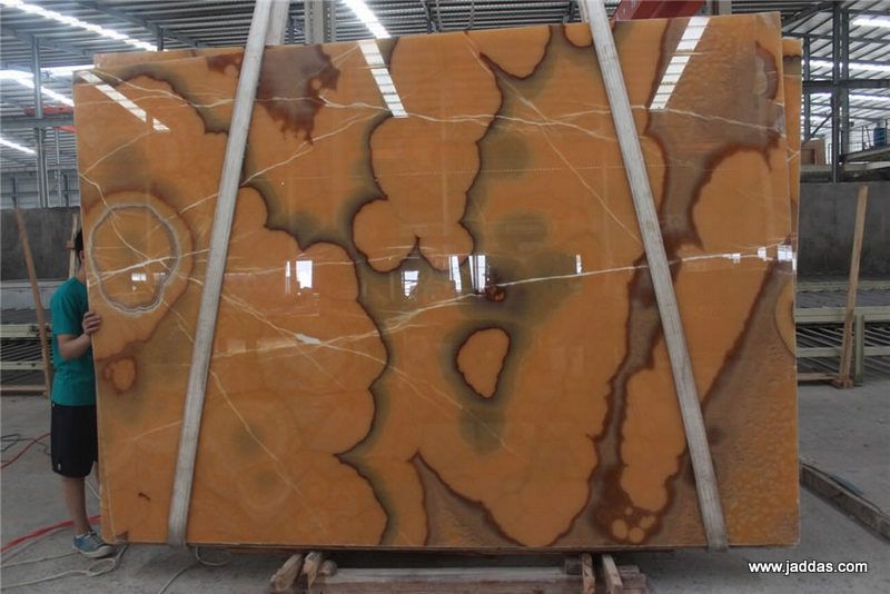 Orange nuvolato onyx - Jaddas Stone Orange nuvolato onyx
