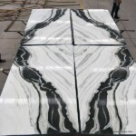 Panda white marble slab with competitive price