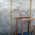 Romantic light grey marble slab with competitive price