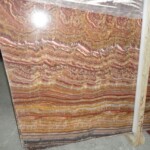 Tiger red onyx slab and tiles for countertops