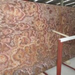 Tiger red onyx slab and tiles for countertops