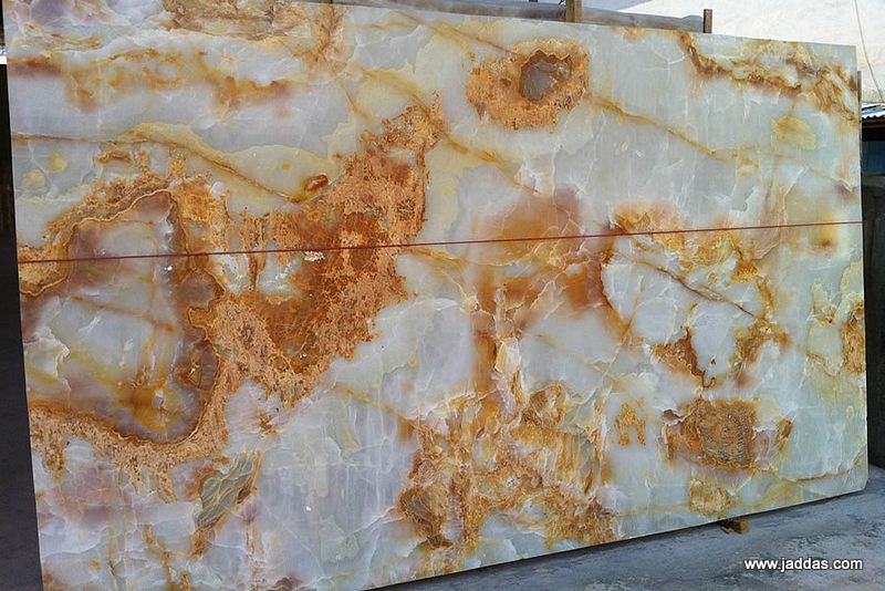 White gold onyx - Jaddas Stone White gold onyx