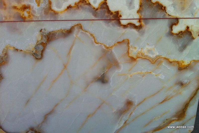 White gold onyx - Jaddas Stone White gold onyx