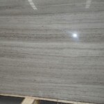 Wooden grey light marble slab with competitive price