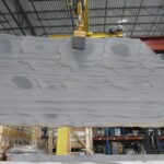Zebra grey marble slab with competitive price